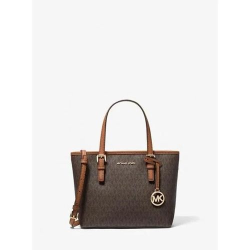 Sac à main - MICHAEL KORS - JET SET TRAVEL - Marron - Synthétique - 22x19x11 cm