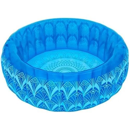 Piscine familiale gonflable - BESTWAY - Bohemian Blue - 168 cm x 168 cm x 53 cm - Design bohème - Robuste