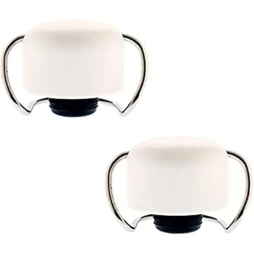 Bouchons À Champagne - Koala - Lot De 2 - Hermétiques En Silicone - Tige Métallique - Blanc
