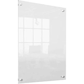 Mini Tableau Transparent - Nobo - 600 X 450 Mm - Acrylique Effaçable - Fixations Incluses - Design Moderne