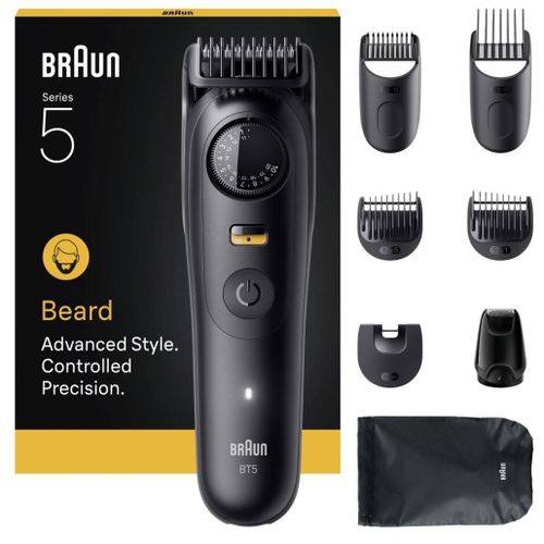 Braun Bt5560 - Recortadora De Barba Con 8 Accesorios 