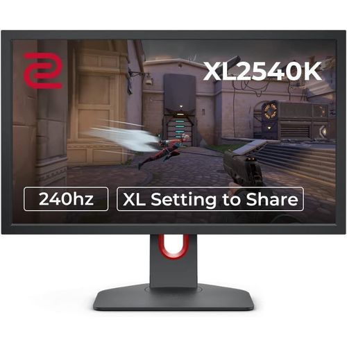 Zowie Xl2540K Écran Gaming, 24 Pouces, 240Hz, Xl Setting To Share, 120Hz Compatible Ps5 Et Xbox Series X, Noir