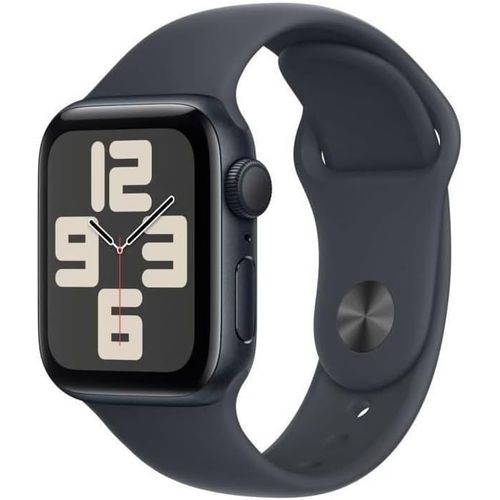 Watch Se (2¿ Génération) 40 Mm Gps Montre Connectée Avec Boîtier En Aluminium Minuit Et Bracelet Sport Minuit (S/M). Suivi Activité Et Sommeil, Détection Accidents, Suivi Fréquence Cardiaque