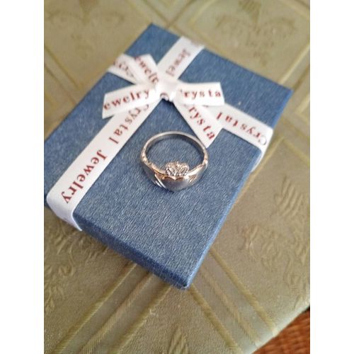 Bague Argent Claddagh Taille 58