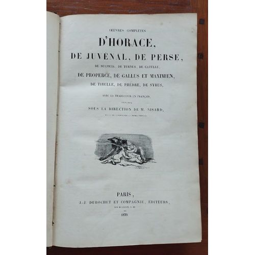 Oeuvres Complètes D'horace, De Juvénal, De Perse......1839