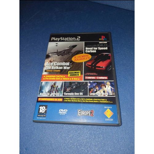 Playstation 2 Magazine Ps2 Cd Demo Dvd 77 Ace Combat Need For Speed Carbon