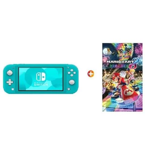 Switch Lite Turquoise + Mario Kart 8