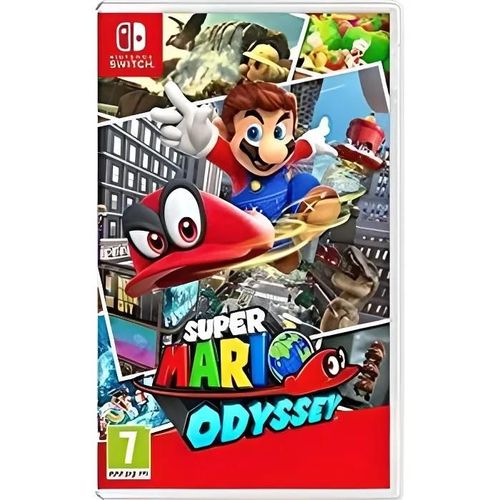 Super Mario Odyssey Jeu Switch + 1 Porte Clé Offert