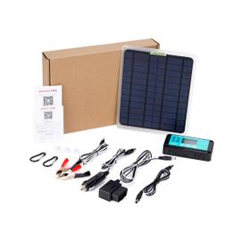 Chargeur de batterie de voiture solaire portable, panneau de
