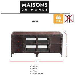 Meuble Tv Industriel En Métal - Maison Du Monde