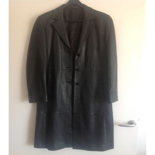 Manteau 3/4 Simili Cuir Tex