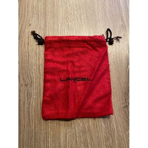 Petit Dust bag Lancel rouge vintage