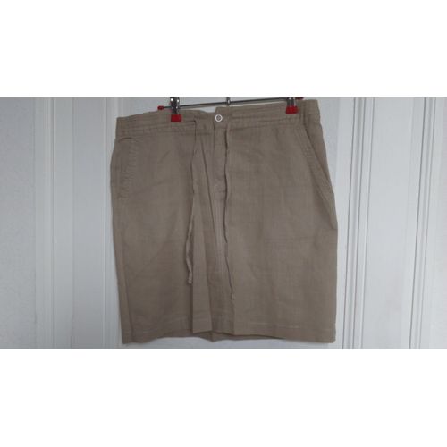 Très Jolie Jupe Courte Légère Beige Taille 42 Neuve Idée Cadeau