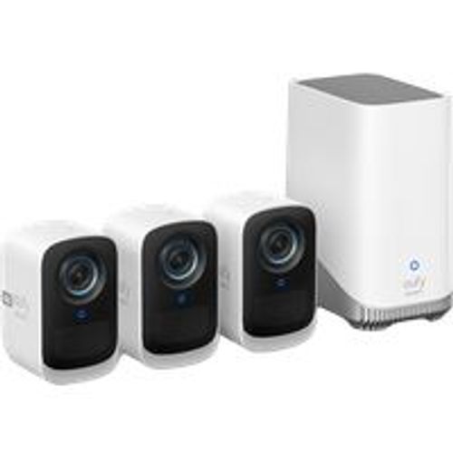 Kit de 3 caméras eufyCam S300 (eufyCam 3C) Blanc