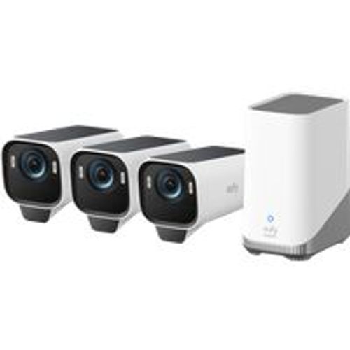 Kit de 3 caméras eufyCam S3 Pro white