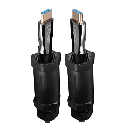 LINDY Câble Blindé HDMI 8K60 Hybride Fibre Optique 30m