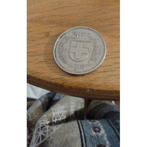 Pièce De 5 Francs Suisses En Argent À Vendre De 2010
