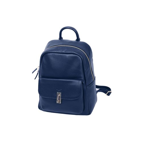 SAC À DOS KATANA CUIR DE VACHETTE SOUPLE 89706 - Bleu