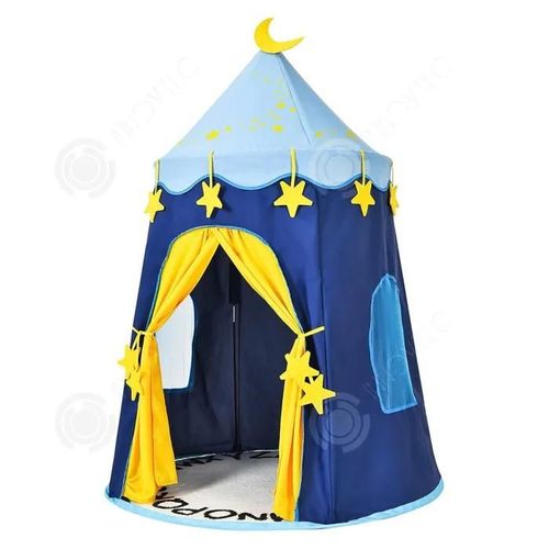 Inn Tente De Jeu Enfant Bleu D'intérieur Pour Garçons Et Filles Maison Jeu Tent House Château Pour Enfant Portatif Cadeaux Enfants