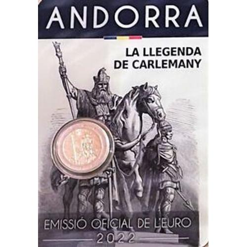 2 Euro Andorre 2022- The Legend Of Charlemagne- Bu Coincard