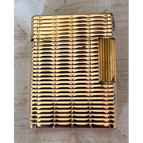 Briquet Dupont Plaqué Or 