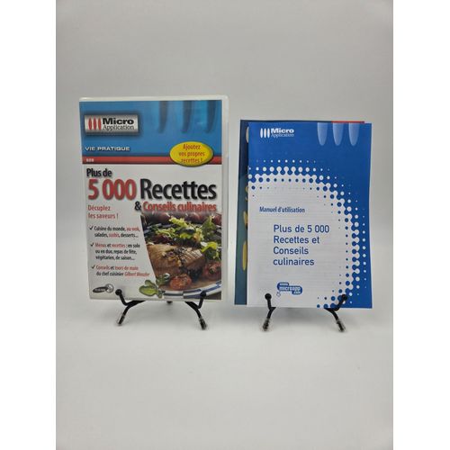 Logiciel 5000 Recettes & Conseils Culinaires En Boite, Complet
