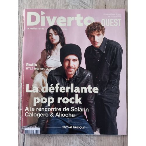 Magazine Diverto Spécial Chanteur Calogero
