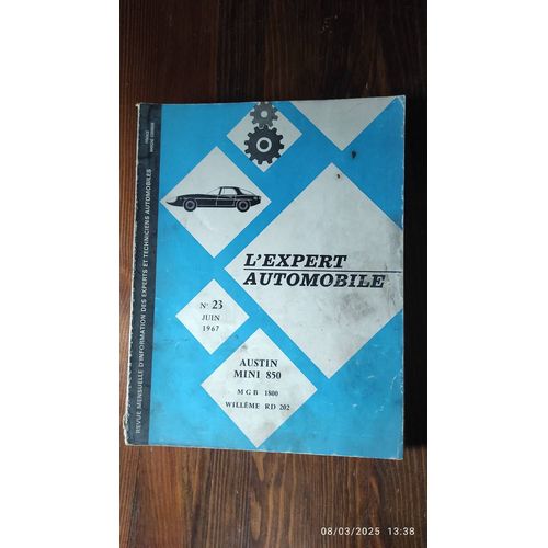 L'expert Automobile 23 Austin Mini 850 Mgb 1800