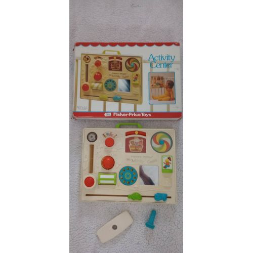 Tableau D'activité Fisher-Price Vintage. Activités Center 1985-1989