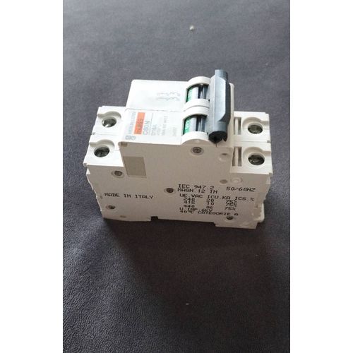Disjoncteur modulaire bipolaire 16A courbe D