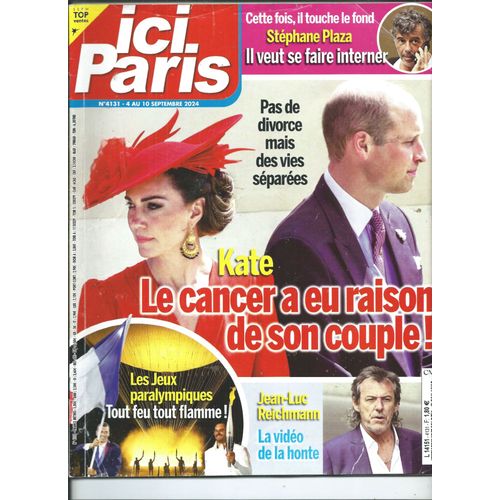 Ici Paris 04/09/2024 Alex Goude, Alain Delon, Mariah Carey, Melissa Gilbert, Jean-Luc Reichmann, Stéphane Plaza, Benjamin Biolay, Julien Doré, Louane, Alizée, Yannick Noah, Catherine Ribeiro, Goldman
