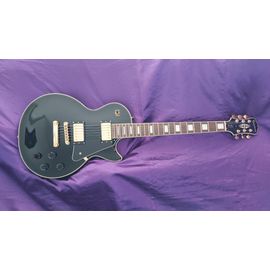 Guitare Électrique Epiphone Les Paul Custom Pro Noire Usa 2013