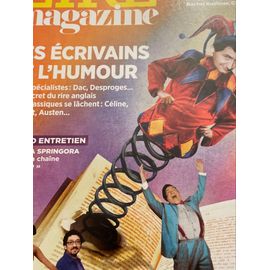 Lire 537 Février 2025. Les Écrivains Et L’Humour. Rentrée 2025 Les Meilleurs Livres. Grand Entretien Vanessa Springora ´Briser La Chaîne Du Silence ´