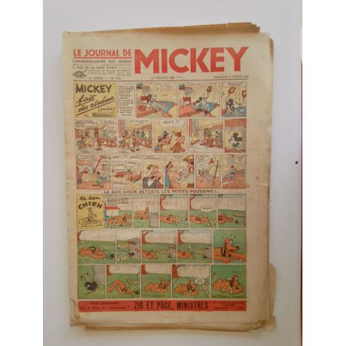 Le Journal De Mickey Avant Guerre N° 226 - 12 Février 1939