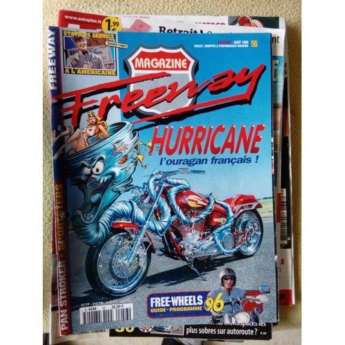Freeway Magazine 56 De 1996 Hurricane,Fvsrc,Panhead Stroker,Sportster,Softail
