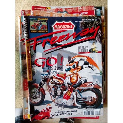 Freeway Magazine 55 De 1996 Xlh 883,Sturgis Fxb,Vr 1000,Harley 125,Fxst