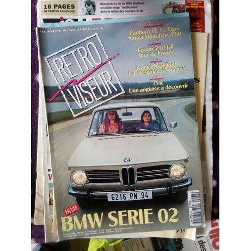 Retroviseur 68 De 1994 Ferrari 250 Gt,Tvr,Chenard Et Walker Tank,Kaefer,Scaglione,Bmw 2002,Simca P60 Montlhery Speciale,Panhard Pl17 Tigre Relmax,Peugeot 350,Citroen Type A,