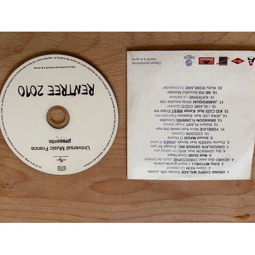 Cd Rare Universal Rentree 2010 /Eddy Mitchell - Katerine - Jamiroquai - Robert Plant -Yodelice