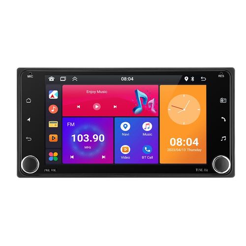 Autoradio Gearelec 7 Pouces Android Pour Toyota Corolla Avec Carplay Gps Bluetooth Wifi [2+32go]