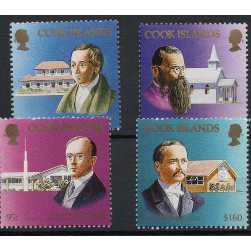 Iles Cook ( Nouvelle-Zélande Timbres Les Missionnaires 1997