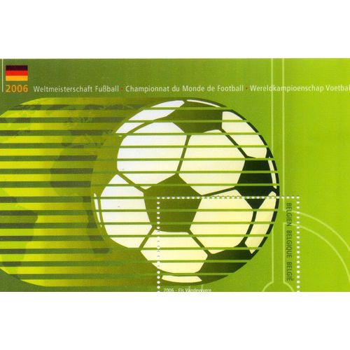 Belgique Timbre Coupe Du Monde De Football 2006