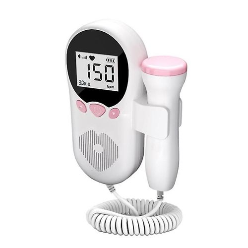 Appareil De Surveillance Cardiaque Pour Bébé Doppler Doppler Pour Femmes Enceintes - Blanc
