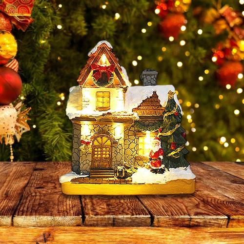 Village De Noel Lumineux Et Anime, LED Maison Village De Noel Miniature,  Décorations De Noël pour Maison De Village De Noël[738] - Cdiscount Maison