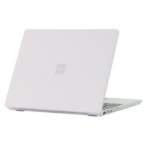Étui mat pour Microsoft Surface Laptop Go 3 2 1 12,4 pouces (1943 2013) Couverture rigide pour ordinateur portable PC - Blanc