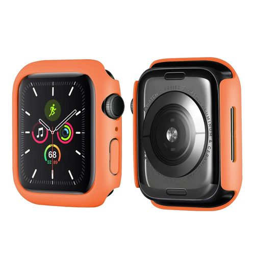 Caoutchouté Dur Pc Boîtier De Montre Bord Cadre Housse De Protection Pour Apple Watch Series 9/8/7 45mm