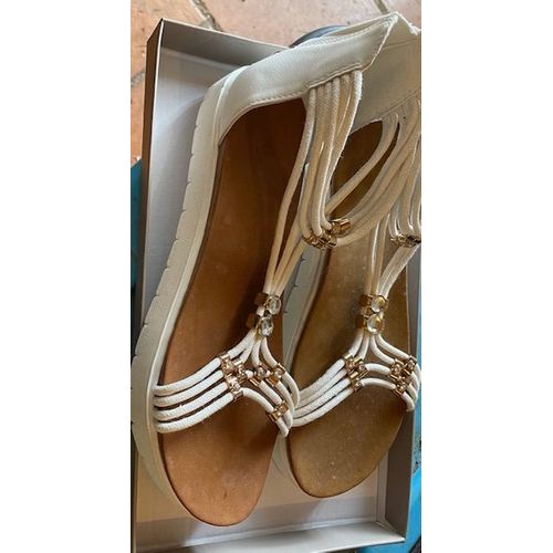Chaussures Nus-Pieds Blanc San Marina - 39