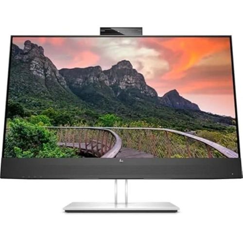 HP E27m G4 Conferencing Monitor - E-Series - écran LED - 27" - 2560 x 1440 QHD @ 75 Hz - IPS - 300 cd/m² - 1000:1 - 5 ms - HDMI, DisplayPort, USB-C - haut-parleurs - argent (support), tête noire...