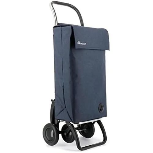Chariot de Course - ROLSER - Sbelta Tweed 4.2 - Aluminium - 2/4 Roues - Bleu Marine