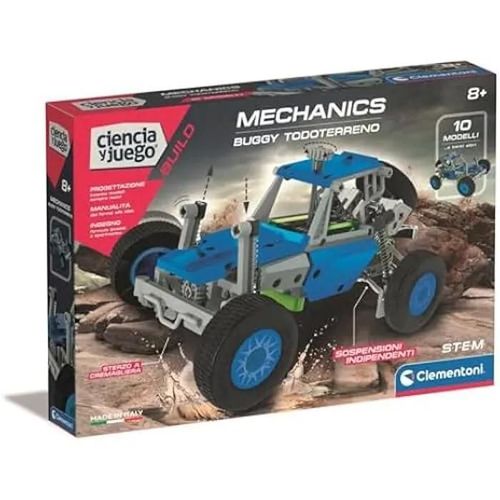 Kit De Construction - Clementoni - Buggy Tout-Terrain - 8 Ans Et Plus - Jeu Éducatif - Assemblage Créatif