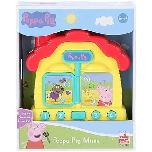 Ferme Musicale - CLAUDIO REIG - Peppa Pig - 15 x 5 x 15 cm - Pour enfants à partir de 3 ans - Couleur rose